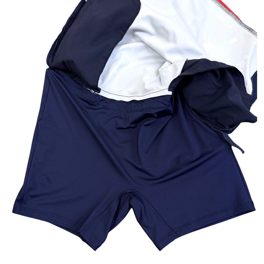 Polo Golf Ralph Lauren Beach Print Skort Blue Size 8 Pickleball Tennis Outdoors - Picture 10 of 14